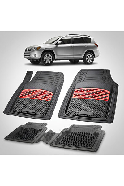 TEAMCAR Πατάκια αυτοκινήτου από καουτσούκ συμβατά με Toyota RAV4 (2006-2012) ...
