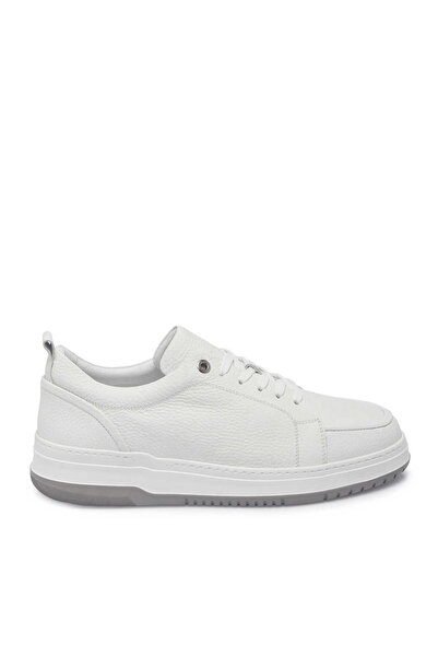 Tergan Beyaz Hakiki Deri Erkek Sneaker - E25I1AY57318-A26