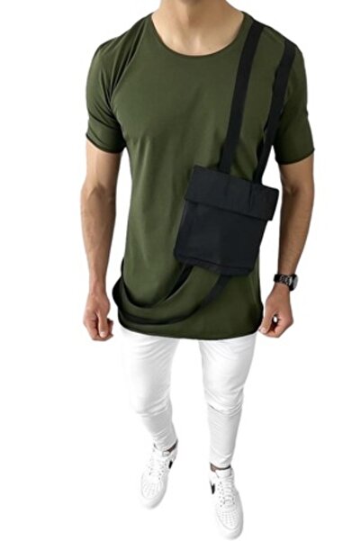 Gosse Men's Kaki Pocket T-Shirt, Green XL