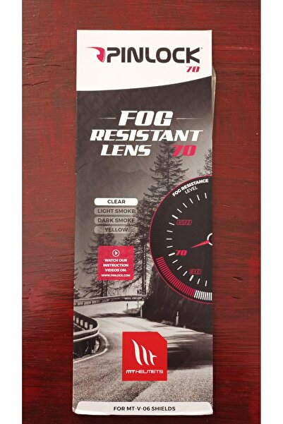 Universal ** Kask V-06 Pınlock Buğu Cam