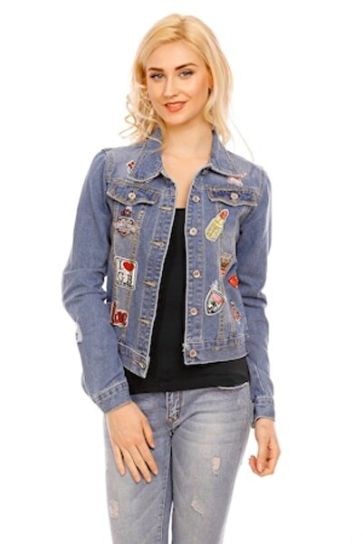 Gosse Women's Blue Denim Jacket Patch