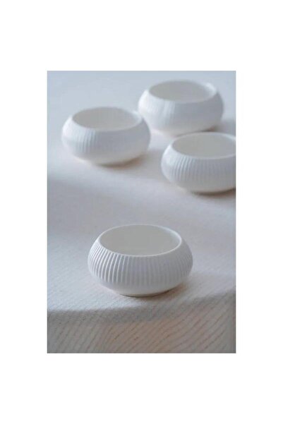 ACAR Bianco Perla Porselen Yuvarlak Kase - 8 cm MST566