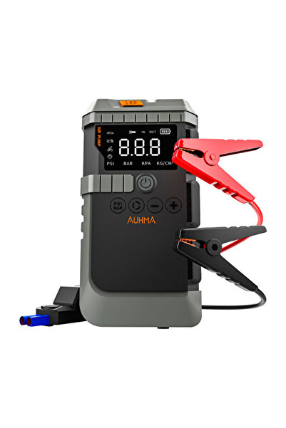lstri ACİL AKÜ TAKVİYE 12000MAH 12V 150PSİ LASTİK ŞİŞİRME POMPASI KAMP ŞARJ P...