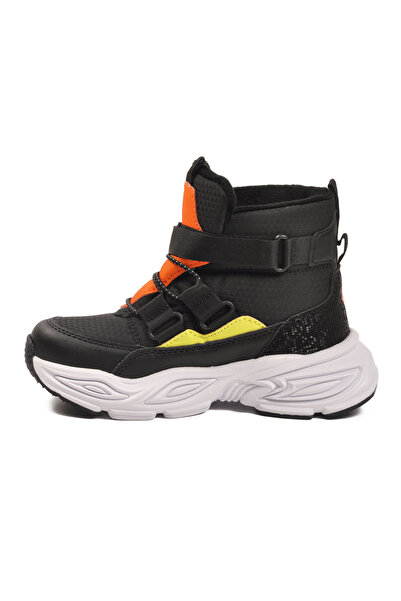 AYK'S Black-Phosphor Yellow Children's Boots 2087 F