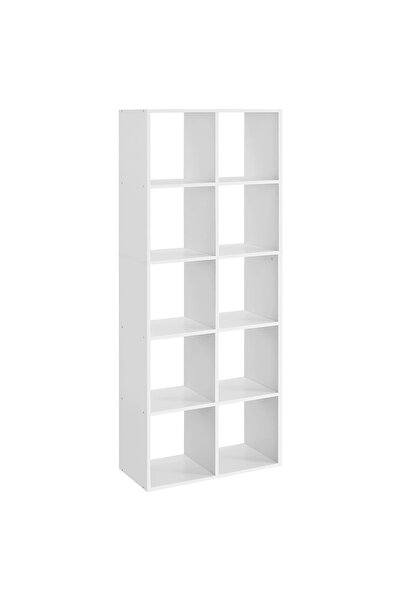 Mahmayi خزانة كتب VASAGLE ذات 10 مكعبات للتخزين - رف فاصل للغرف ومنظم للمكتب ...