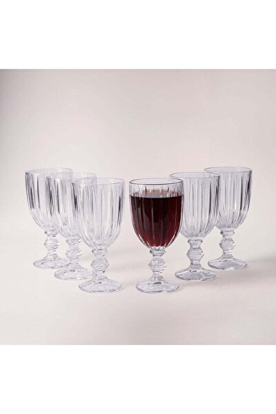 LA MESA 6 pcs ribbed juice glass