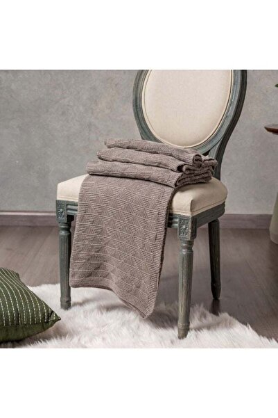 Generic Cottage 100% Cotton Knitted Throw Palewshiper 130X170 Cm - Conjoining...