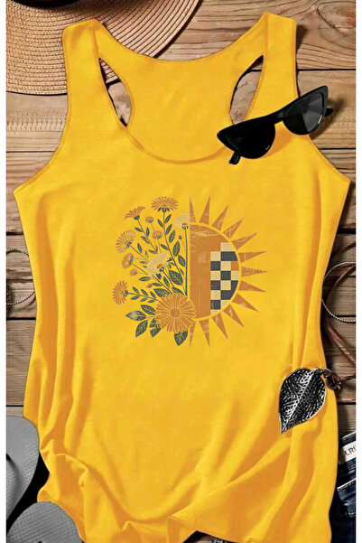 SUNFREE Retro Sun Printed Swimmer Women's T-Shirt