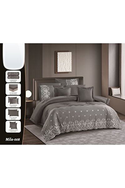 Mon Summer double bedsheet set, 8 pieces, soft fabric, cover size 240*260cm, ...