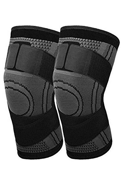 Generic Adjustable Knee Compression Sleeves - 2 Pieces