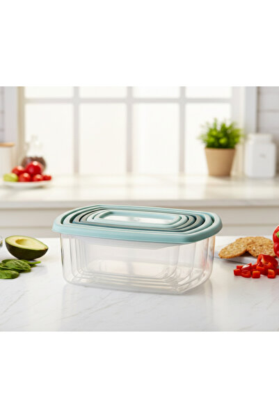 MHT 6-Piece Storage Container Set with Lids, Refrigerator Picnic Office Pract...