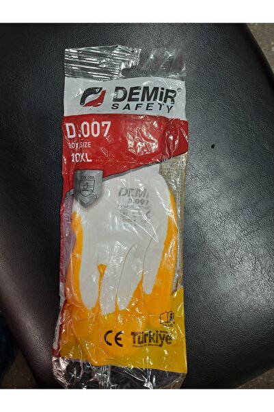 DEMİR SAFETY Akelza Demir Sarı İş Eldiveni 10 XL