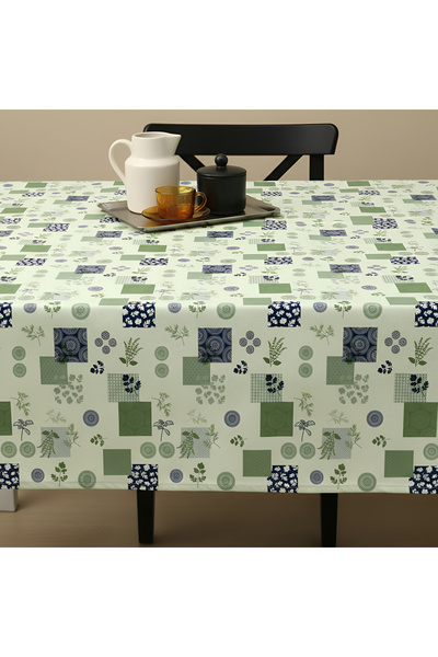 Willuxe Table Cover Tablecloth Dining Table Cover Stain Resistant Waterproof & Wipeable Pvc Cover