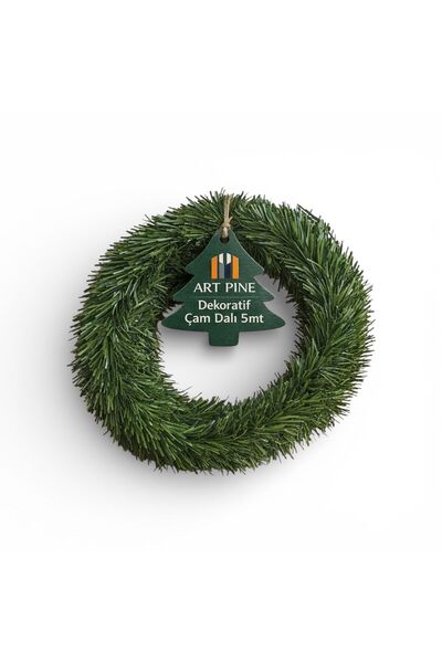 ART PINE Yılbaşı -Premium Exclusive Master - Yapay Yeşil Garland 5 mt. - UV D...