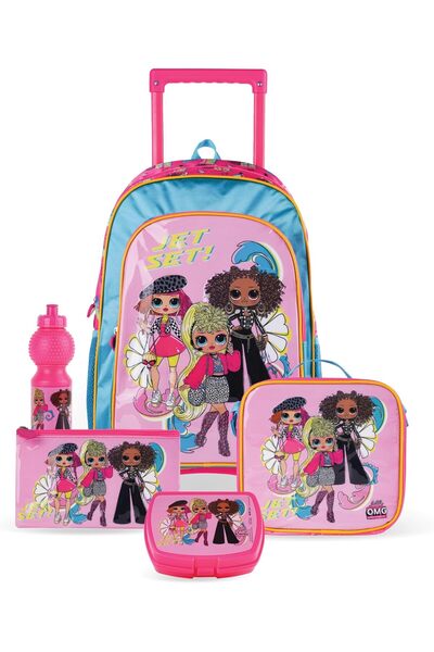 Aspire Books مجموعة حقائب مدرسية بعجلات من تروكير إم جي إيه إل إل جلام شورز 5...