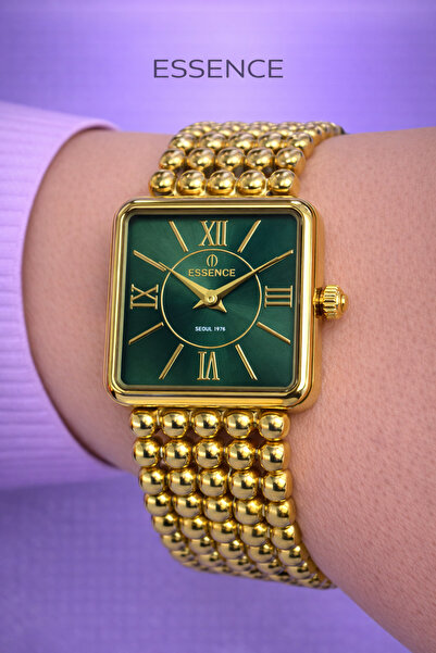 Essence Kadın Kol Saati Altın Kaplama Bilek Modeli