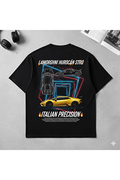 kahire Tricou supradimensionat premium cu imprimeu LAMBOOO