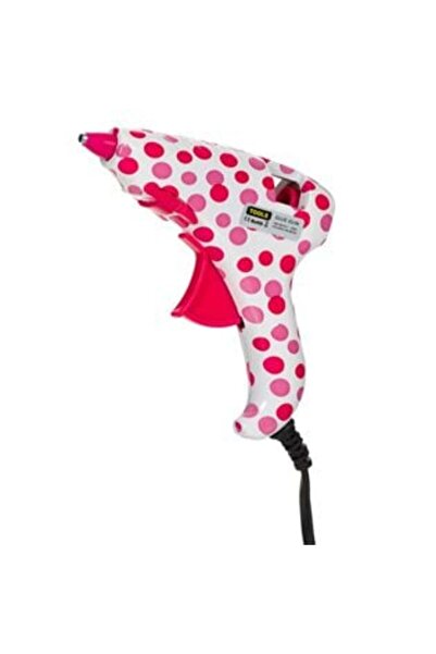 SHOPIENS Pistol de lipit fierbinte cu buline albe, 20 W și 2 batoane de lipici