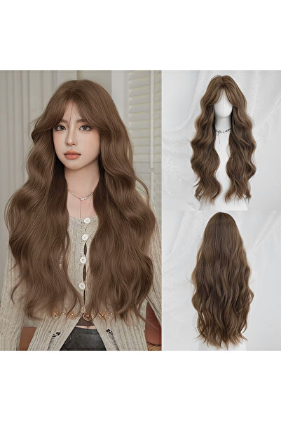 REMY HAİR Kumral Dalgalı Uzun Peruk