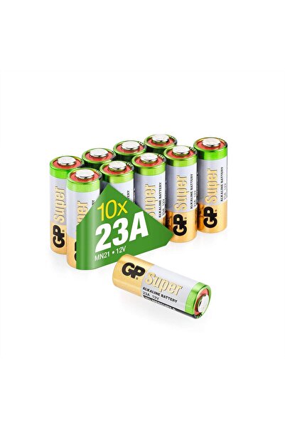 GP بطاريات 23AE 12V (عبوة من 10 بطاريات)