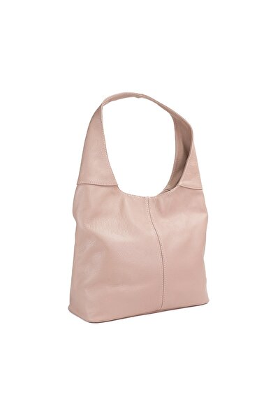 Posete Fagaras Poseta Piele Nicola - Roz Pudra, Geanta Casual din Piele Natur...