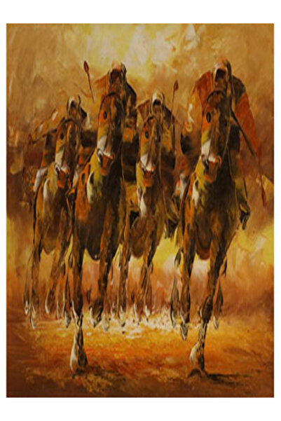 Generic لوحة زيتية للخيول العربية