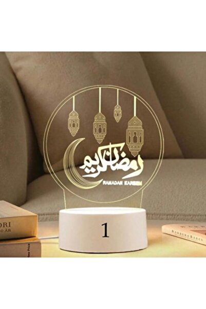 Led مجموعة اضاءت رمضانية 3 قطع من الااكرليك