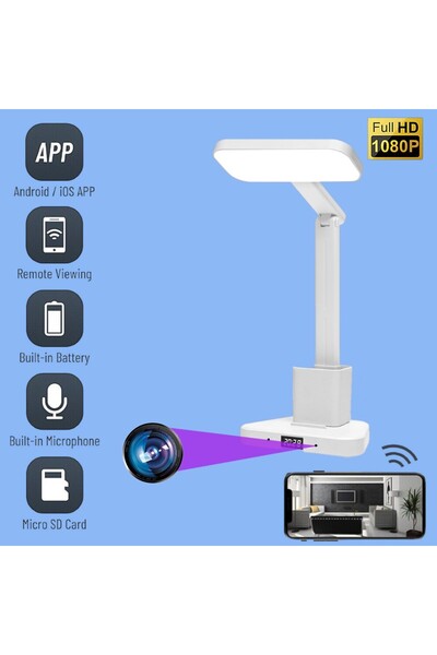 OEM Wi-Fi Spy Camera, 777W/B, Hidden in LED Lamp, Full HD, with Live Application