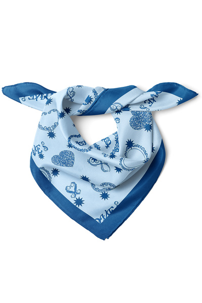 nehir eşarp Bandana Esarfa Speciala Ziua Indragostitilor Cu Motiv Inima 50x50 Cm