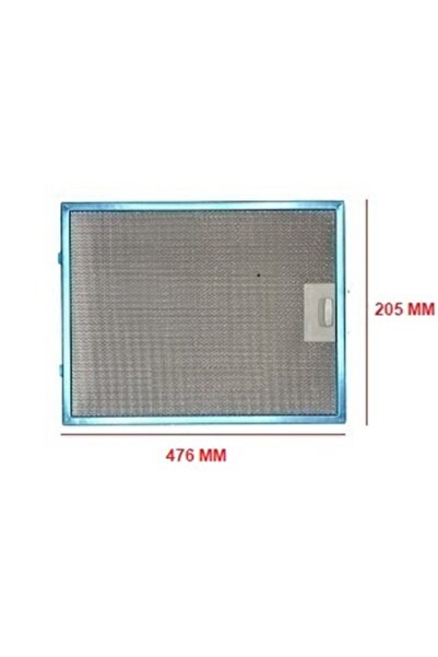 Universal ALÜMİNYUM ASPİRATÖR FİLTRE 205X476 MM