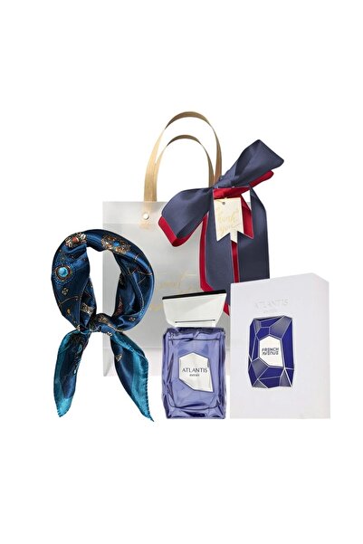 FRENCH AVENUE Atlantis Set, Perfume Extract, Unisex 100 ml + Satin Scarf + Gi...