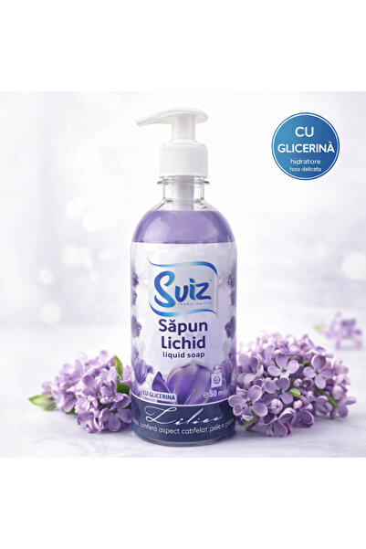 sviz Lilac Flower liquid soap with pump, 500mL