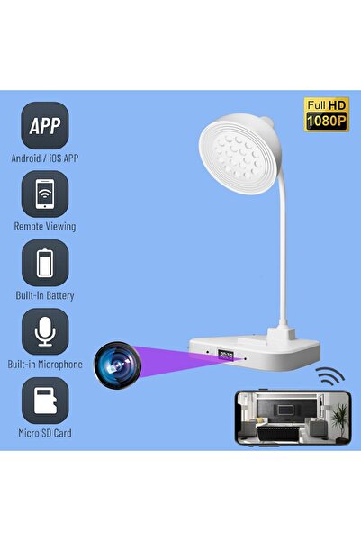 OEM Wi-Fi Spy Camera, 718W/B Hidden in LED Lamp, Full HD, with Live Application