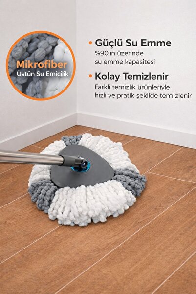 cleova DuoClean yedek mop başlığı