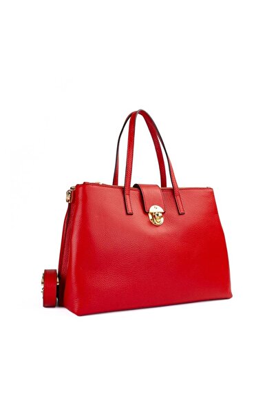 Posete Fagaras Noelle Leather Purse - RED, Casual Bag Made of Genuine Leather...