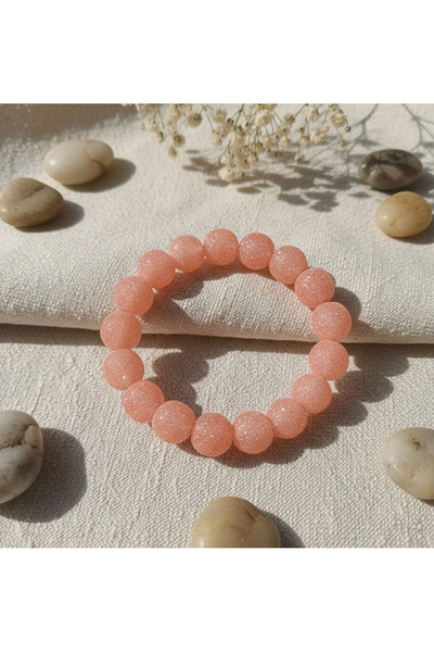 Shiklik Special Design Shiny Natural Stone Look Women's Shiny Bracelet