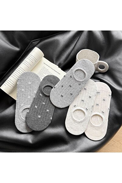 FridayIn 5PCS socks, bow-tie anti-odor and anti-slip socks, sweat-wicking and...