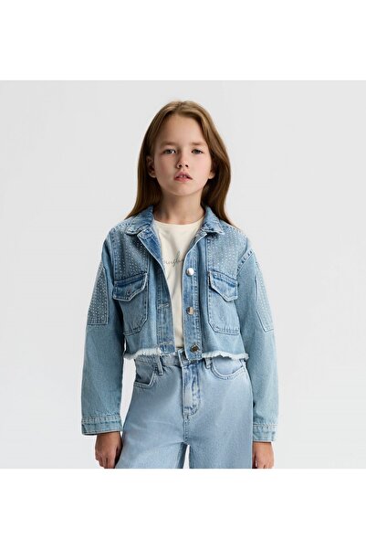 nk kids Girls' Denim Jacket 26Ynk31702