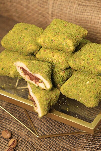 Gaziantep Fıstıklı Çikolatalı Bohça Lokum 500 Gr
