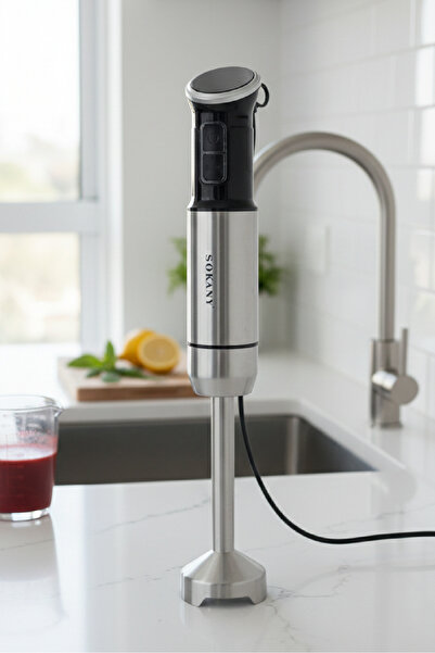 SOKANY Profesyonel Paslanmaz Çelik El Blenderi 800W – SK-1729