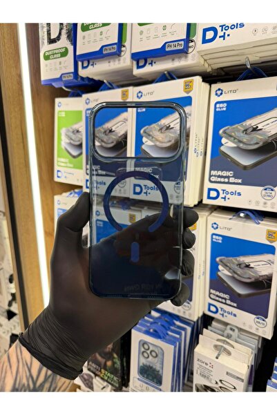 SOYLU MİX İphone 17 Pro Max Şeffaf Renkli Slim Model Magsafe Hızlı Şarj Deste...