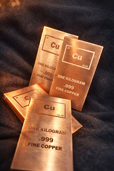 ZERUNA GOLD Yatırımlık BAKIR KÜLÇE 1 KG 99,99 saflıkta
