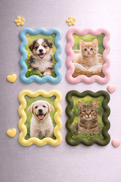 BitByteBrick 4'lü Set Mini Çerçeve Buzdolabı Magneti