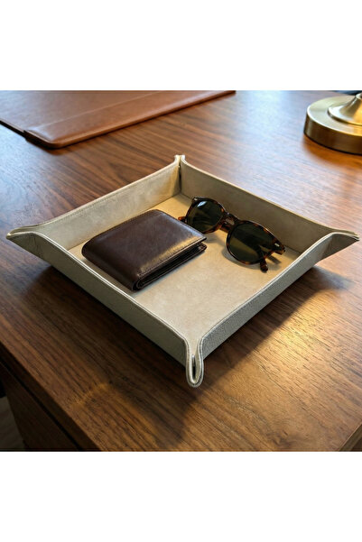 Onywatch Leather Tray Desktop Organizer Desktop Organizer Valet Tray