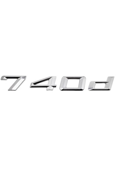 BMW Emblemă portbagaj spate 740d pentru