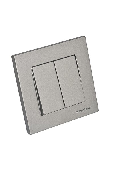 Mutlusan RİTA MEK TUŞ KOMÜTATÖR (VİDALI) ANTRASİT