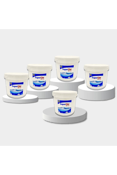 Aquatics Chlorine-based Disinfectant Package, SuperClor GR 60, 5 kg, 4+1 Pcs