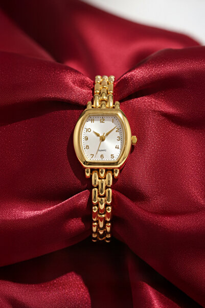 İnogge Luxen Oval Case Gold Minimal Women's Wristwatch