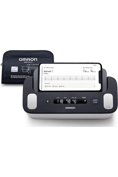 Omron Tensiometru automat complet pentru braț cu ECG