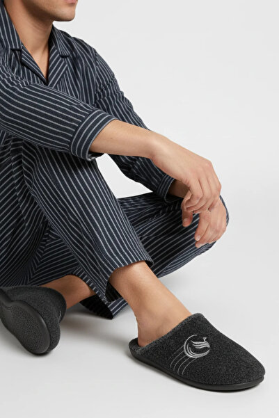 GEZER 14627 Чоловічі зимові знімні тапочки з повстяною підошвою